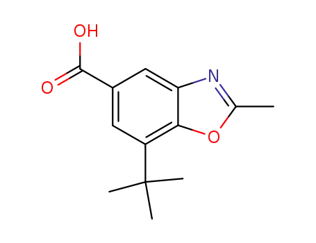 7-tert-Butyl-2-methyl-5-benzoxazolcarbonsaeure