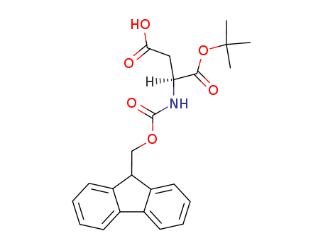 129460-09-9,L-Fmoc-Aspartic acid alpha-tert-butyl ester,Fmoc-Asp-OtBu;N-[(9H-Fluoren-9-ylmethoxy)carbonyl]-L-aspartic acid 1-(1,1-dimethylethyl ester;