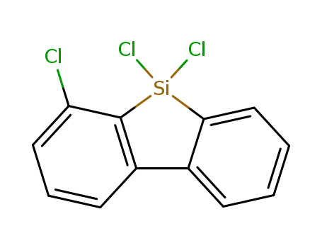 Molecular Structure of 104972-38-5 (1,9,9-trichloro-9-silafluorene)