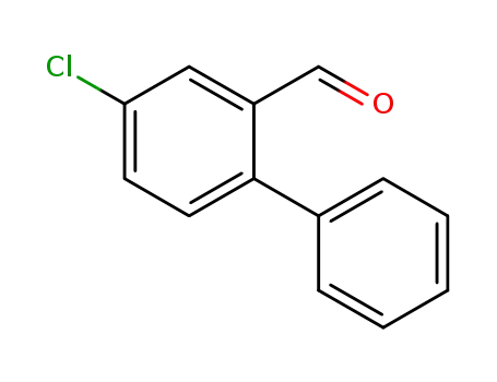 Molecular Structure of 1198208-10-4 (4-chloro-[1,1'-biphenyl]-2-carbaldehyde)