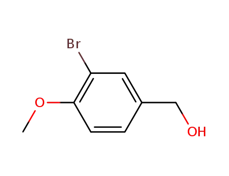 Molecular Structure of 38493-59-3 (3-BROMO-4-METHOXYBENZYL ALCOHOL)