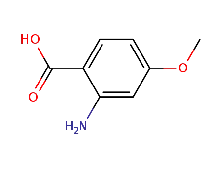 Molecular Structure of 4294-95-5 (2-AMINO-4-METHOXY-BENZOIC ACID)