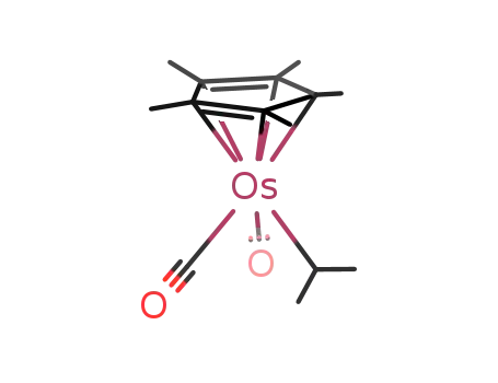 Molecular Structure of 116669-98-8 ({(η5-C5Me5)Os(CO)2i-Pr})