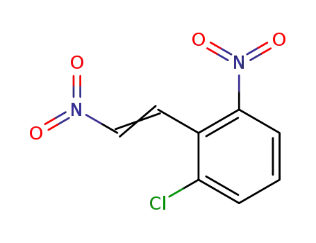 Molecular Structure of 89892-65-9 (2,β-Dinitro-6-chlor-styrol)