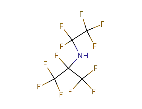 Molecular Structure of 54566-80-2 (Pentafluoroethyl-(1,2,2,2-tetrafluoro-1-trifluoromethyl-ethyl)-amine)