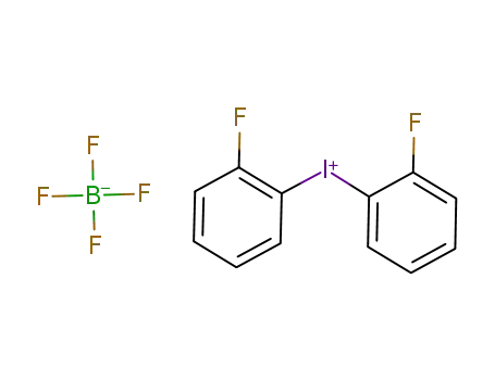 Molecular Structure of 1034926-54-9 (bis(2-fluorophenyl)iodonium tetrafluoroborate)