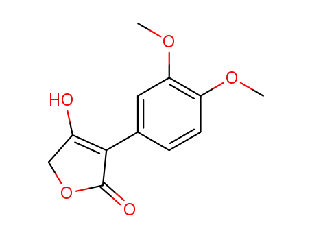 Molecular Structure of 263764-91-6 (3-(3,4-dimethoxyphenyl)-4-hydroxyfuran-2(5H)-one)