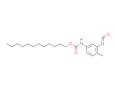 Molecular Structure of 71427-58-2 (dodecyl (3-isocyanato-4-methylphenyl)-carbamate)