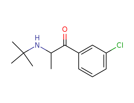 34911-55-2,Bupropion,-dimethylethyl)amino)-1-(3-chlorophenyl)-2-(((+-)-1-propanon;alpha-(tert-butylamino)-m-chloropropiophenone;Amfebutamon;Amfebutamone;Bupropion SR;Elontril;a-(tert-Butylamino)-m-chloropropiophenone;
