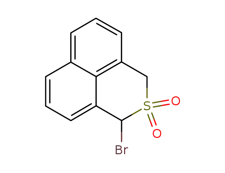 Molecular Structure of 51392-61-1 (1-bromo-1H,3H-naphtho<1,8-cd>thiopyran 2,2-dioxide)
