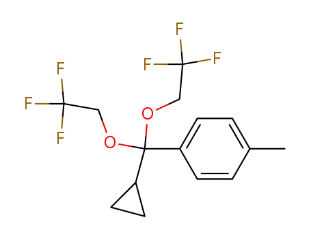 Cyclopropyl-p-tolyl-keton-trifluorethanolketal