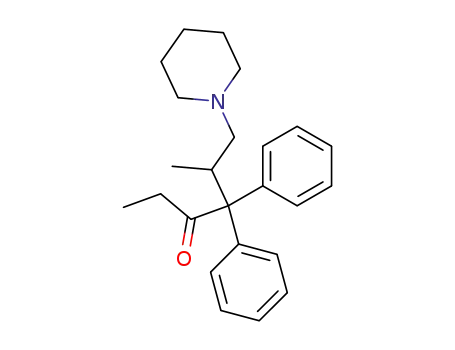 Molecular Structure of 76-64-2 (5-methyl-4,4-diphenyl-6-piperidinohexan-3-one)