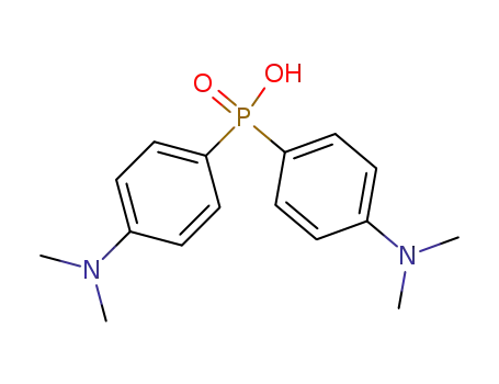 Molecular Structure of 7439-52-3 (bis[4-(dimethylamino)phenyl]phosphinic acid)
