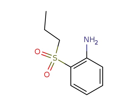 Molecular Structure of 76697-58-0 (1-AMINO-2-(PROPYLSULPHONYL)BENZENE)
