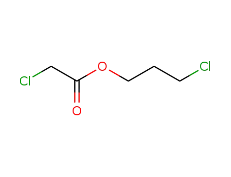 Molecular Structure of 62116-55-6 (Acetic acid, chloro-, 3-chloropropyl ester)