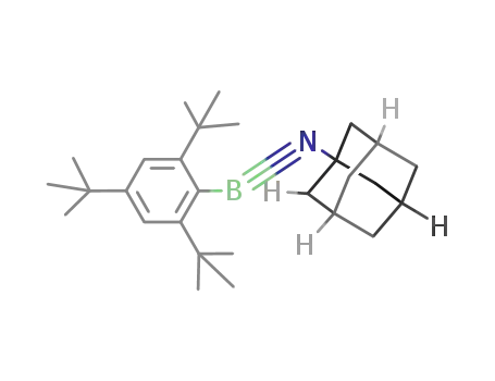 Molecular Structure of 152240-90-9 ((adamantylimino)-2,4,6-tri-t-butylphenyl-borane)