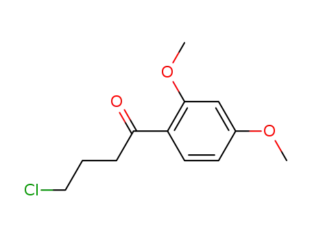 Molecular Structure of 80269-97-2 (4-CHLORO-1-(2,4-DIMETHOXYPHENYL)BUTAN-1-ONE)