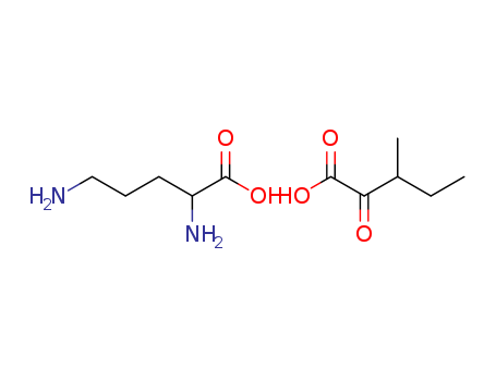 L-Ornithine (3-methyl-2-oxopentanoate)