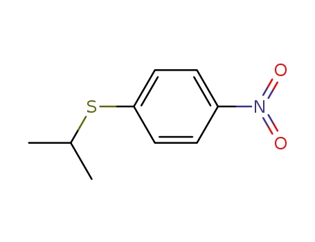 Molecular Structure of 7205-63-2 (1-(isopropylthio)-4-nitrobenzene)