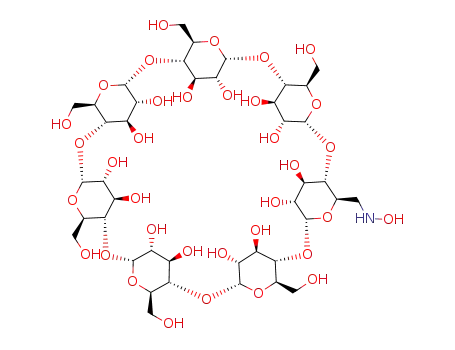 Molecular Structure of 138435-33-3 (6-deoxy-6-(N-hydroxylamino)-β-cyclodextrin)