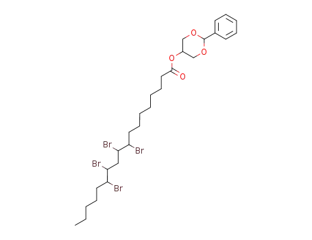 5-<9,10,12,13-Tetrabrom-stearoyloxy>-2-phenyl-<1,3>dioxan