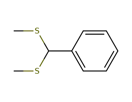 Molecular Structure of 14252-44-9 (Benzene, [bis(methylthio)methyl]-)