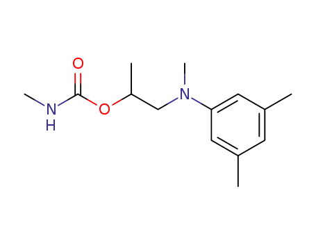Molecular Structure of 72058-16-3 (2-(3,5-xylylmethylamino)-1-methylethyl methylcarbamate)