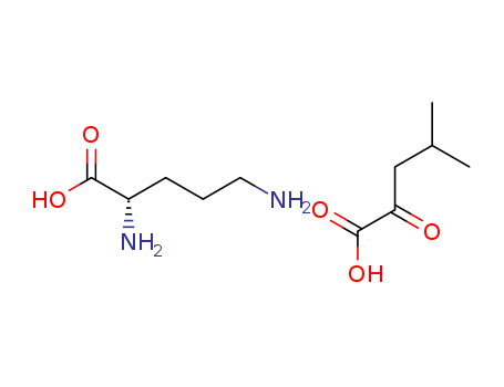 L-Ornithine (4-methyl-2-oxopentanoate)