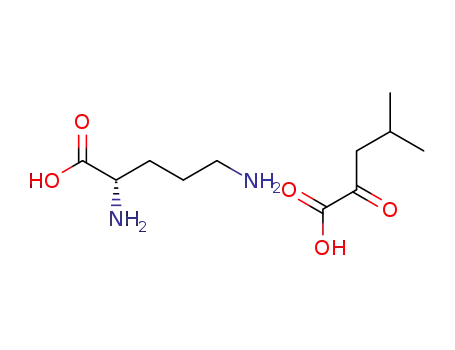 Molecular Structure of 72087-37-7 (L-Ornithine (4-methyl-2-oxopentanoate))