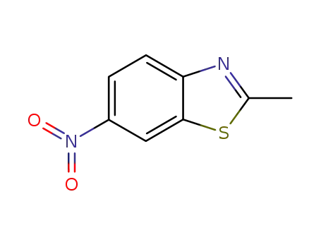 Molecular Structure of 2941-63-1 (2-METHYL-6-NITROBENZOTHIAZOLE)