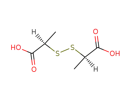 Molecular Structure of 21793-77-1 ((+)-2,2'-dithiobispropionic acid)