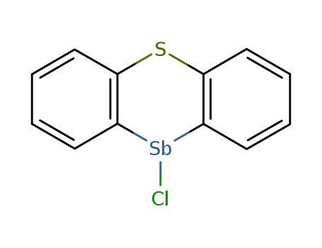 Molecular Structure of 42371-81-3 (10H-Phenothiastibinin, 10-chloro-)