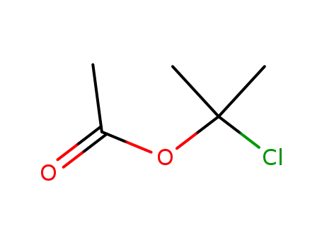 Molecular Structure of 17066-33-0 (2-Propanol, 2-chloro-, acetate)