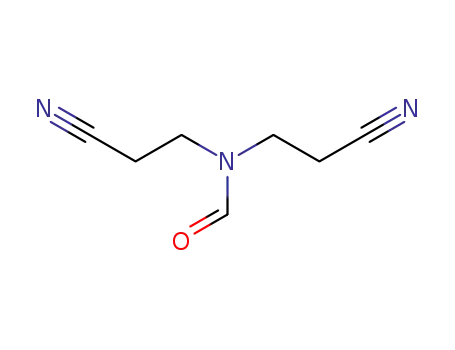Molecular Structure of 3445-84-9 (N,N-BIS(2-CYANOETHYL)FORMAMIDE)