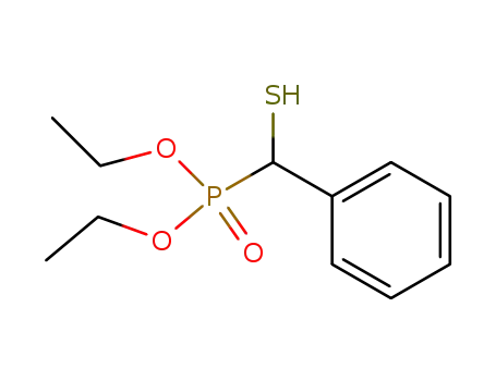 Molecular Structure of 70660-07-0 (Phosphonic acid, (mercaptophenylmethyl)-, diethyl ester)