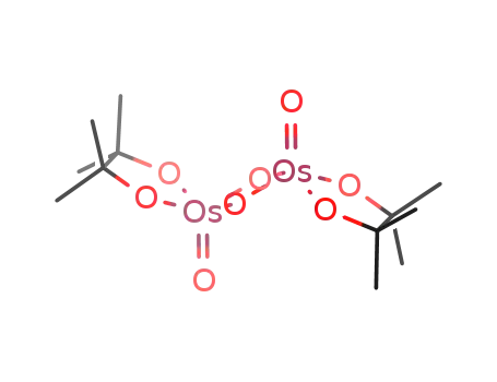 Molecular Structure of 50649-09-7 ((2,3-Dimethylbutane-2,3-diolato)dioxoOsmium(VI)Dimer)