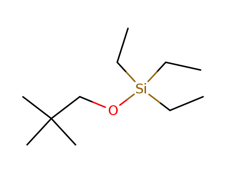 Molecular Structure of 18023-50-2 (triethyl(neopentyloxy)silane)