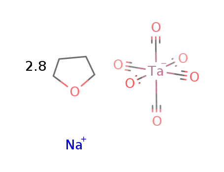 Molecular Structure of 15602-40-1 (sodium{(THF)4.9} hexacarbonyltantalate)