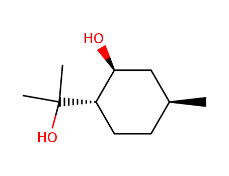 42822-86-6,p-Menthane-3,8-diol,p-Menthane-3,8-diol(7CI);1-Hydroxy-2-(1-methyl-1-hydroxyethyl)-5-methylcyclohexane;1-Hydroxy-5-methyl-2-(1-methyl-1-hydroxyethyl)cyclohexane;3,8-p-Menthanediol;Geranium cyclohexane;Geranodyle;