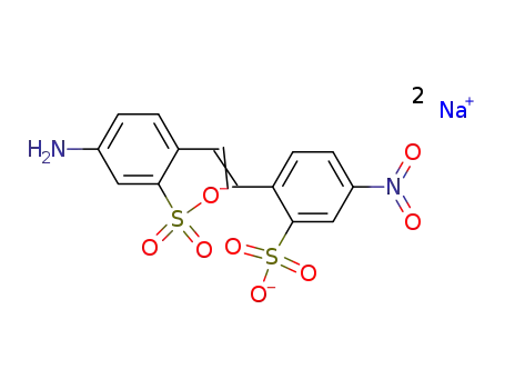 Molecular Structure of 84787-94-0 (5-amino-2-[2-(4-nitro-2-sulphophenyl)vinyl]benzenesulphonic acid, sodium salt)