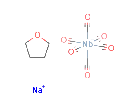 Molecular Structure of 15602-39-8 (sodium{(THF)5.3} hexacarbonylniobate)