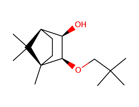 Molecular Structure of 85695-96-1 ((1R,2S,3R,4S)-2-(2,2-dimethylpropoxy)-1,7,7-trimethylbicyclo<2.2.1>heptan-3-ol)