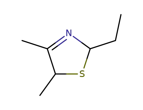 Molecular Structure of 76788-46-0 (4,5-DIMETHYL-2-ETHYL-3-THIAZOLINE)
