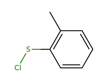 Molecular Structure of 14664-64-3 (Benzenesulfenyl chloride, 2-methyl-)
