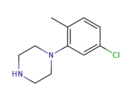 Molecular Structure of 76835-20-6 (1-(5-Chloro-2-methylphenyl)piperazine)