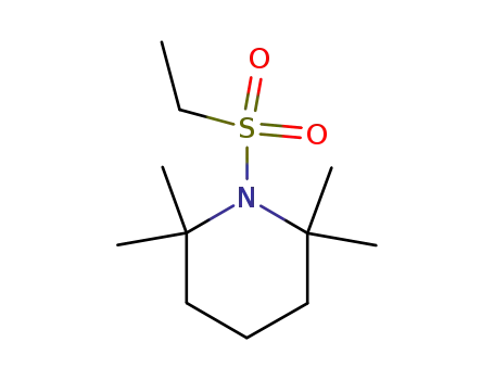Molecular Structure of 131309-38-1 (1-Ethanesulfonyl-2,2,6,6-tetramethyl-piperidine)