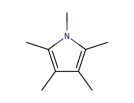 Molecular Structure of 767-76-0 (1,2,3,4,5-pentamethyl-1H-pyrrole)