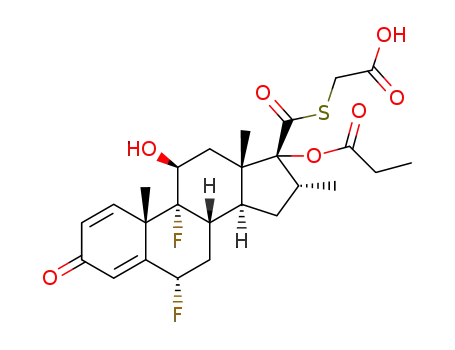 6α,9α-difluoro-11β-hydroxy-16α-methyl-17α-propionyloxy-3-oxoandrosta-1,4-diene-17β-carbothioate