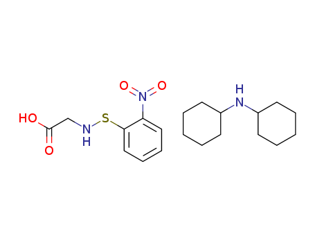 N-((2-Nitrophenyl)thio)glycine, compound with N-dicyclohexylamine (1:1)