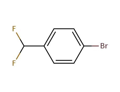 Molecular Structure of 51776-71-7 (1-BROMO-4-DIFLUOROMETHYLBENZENE)